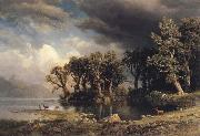 Albert Bierstadt The Coming Storm oil painting artist